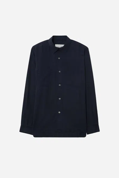 A Days March Balain Lyocell Shirt In Blue