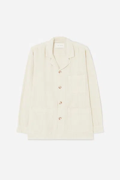 A Days March Banagher Linen Overshirt In Neutral