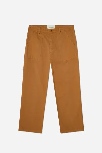 A Days March Barrow Cotton Trousers In Brown