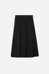 A Days March Bonlee Poplin Midi Skirt In Black