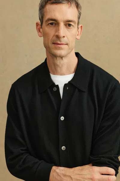 A Days March Brill Merino Cardigan In Black