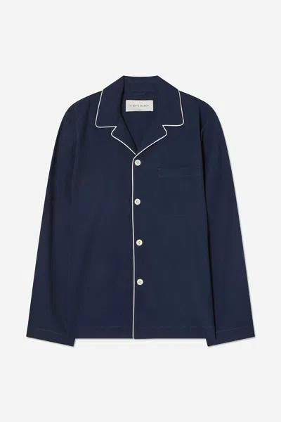 A Days March Charlie Poplin Pyjamas In Blue