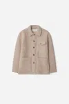 A Days March Chaumont Heavy Wool Jacket In Neutral