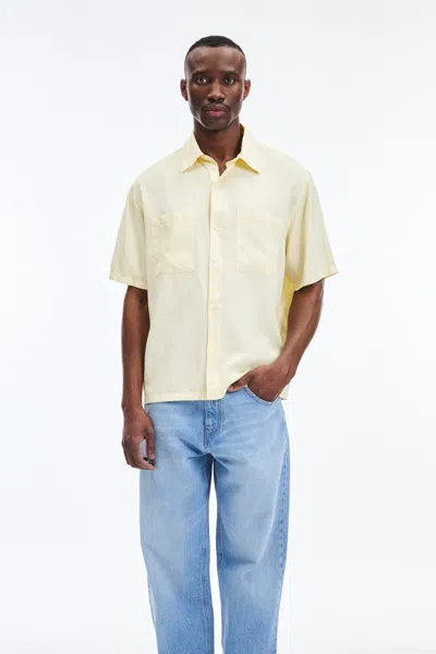 A Days March Deacon Lyocell Shirt In Yellow