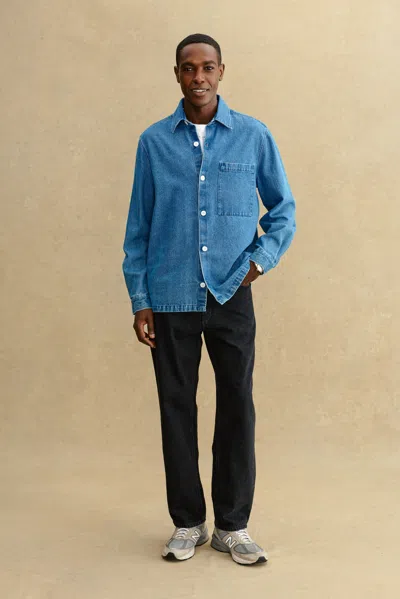 A Days March Dori Denim Heavy Shirt In Blue
