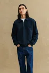 A Days March Drew Half-zip Sweatshirt In Blue