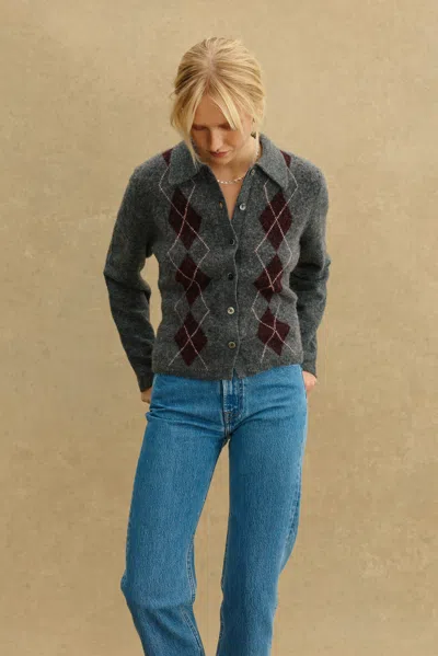 A Days March Fei Alpaca Polo Cardigan