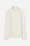 A Days March Francis Mohair Roll Neck In White