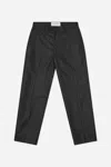 A Days March Gairloch Pinstripe Wool Trousers In Black