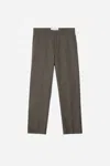 A Days March Gairloch Relaxed Wool Trousers In Gray