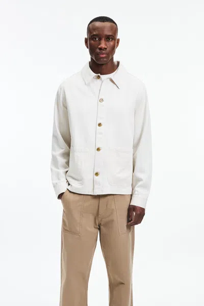 A Days March Imola Hemp Overshirt In White