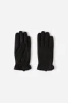 A Days March Jones Leather Gloves In Black