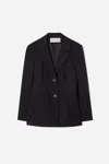 A Days March Liv Waisted Blazer In Black