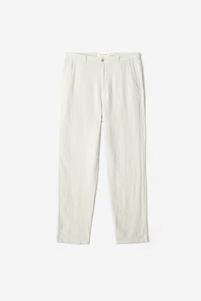 A Days March Madu Linen Trousers In White