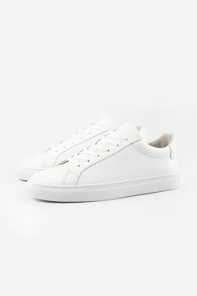 A Days March Marching Leather Sneakers In White