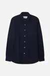 A Days March Mason Dyed Oxford Shirt In Blue