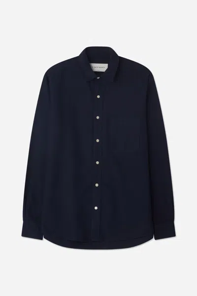 A Days March Mason Dyed Oxford Shirt In Blue