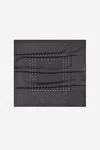 A Days March Nod Silk Scarf In Black