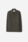 A Days March Original Herringbone Overshirt In Brown
