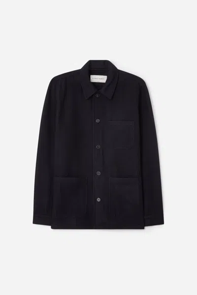 A Days March Original Wool Overshirt In Black