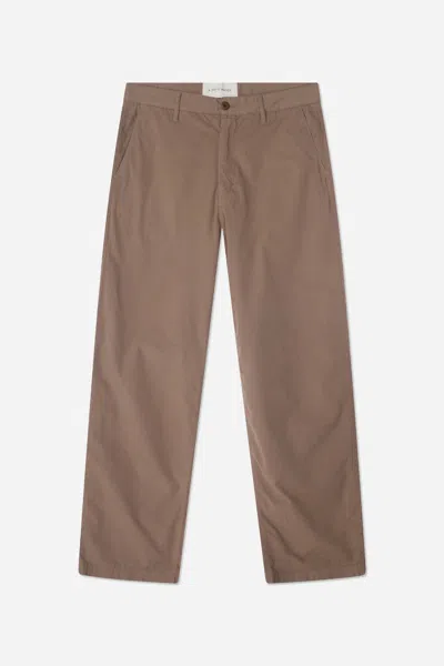 A Days March Redwood Light Cotton Trousers In Brown