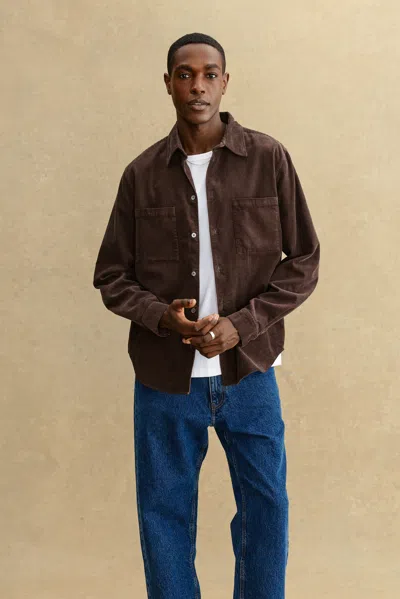 A Days March Rupert Corduroy Shirt In Brown