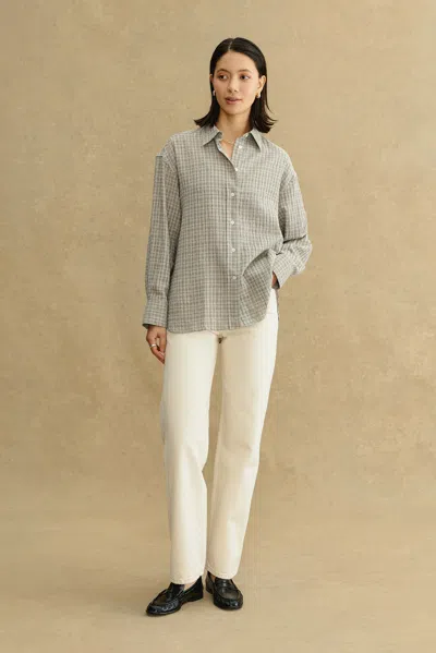 A Days March Savona Checked Shirt In Sand