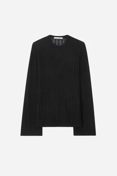 A Days March Seattle Cable Alpaca Merino Sweater In Black