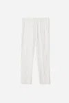 A Days March Smart Hemp Trousers In White