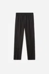 A Days March Tamiat Drawstring Lyocell Trousers In Black