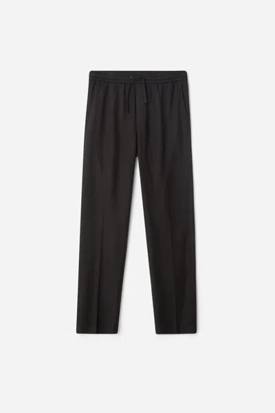 A Days March Tamiat Drawstring Lyocell Trousers In Black