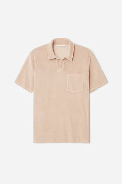 A Days March Terry Polo In Brown