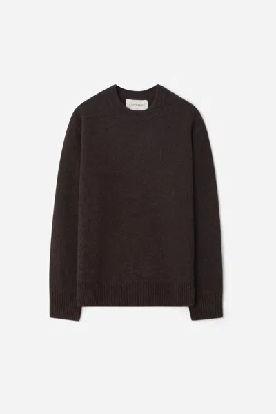A Days March Tietar Boiled Merino Sweater In Black