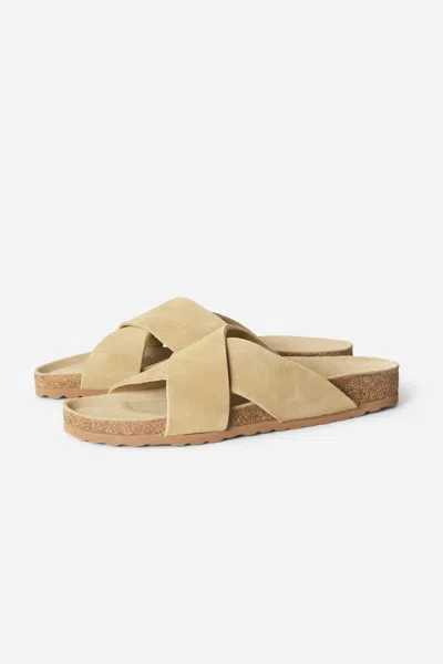 A Days March Troy Suede Sandals In Neutral
