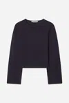 A Days March Tulip Merino Crewneck Sweater In Brown