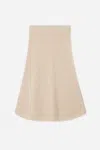 A Days March Will Alpaca Bouclé Skirt In Neutral