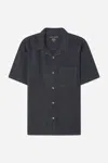 A Days March Yamu Linen Shirt In Black