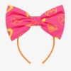 A DEE GIRLS PINK BOW HAIRBAND