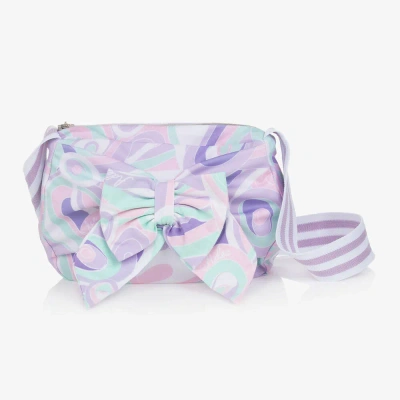 A Dee Kids' Girls Purple & Pink Shoulder Bag (23cm)