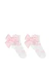 A Dee Rowan Bow-print Socks In White
