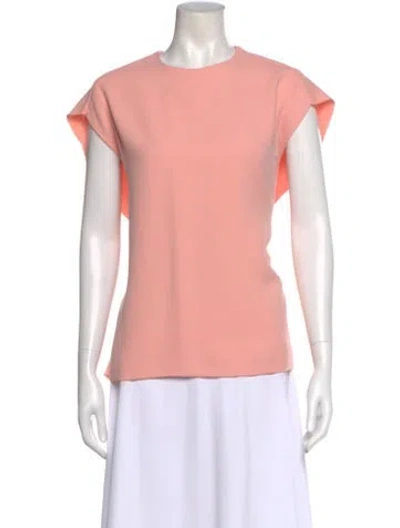 Pre-owned A Detacher Crew Neck Short Sleeve Top In Pink