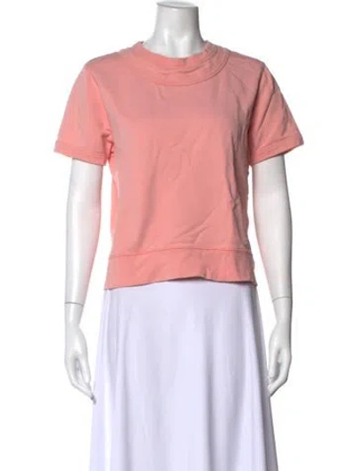 Pre-owned A Detacher Crew Neck Short Sleeve T-shirt In Pink