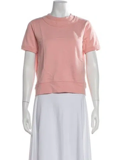 Pre-owned A Detacher Crew Neck Short Sleeve T-shirt In Pink