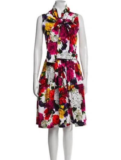 Pre-owned A Detacher Floral Print Knee-length Shorts In Multi