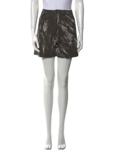 Pre-owned A Detacher Mini Shorts In Neutral