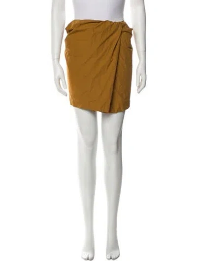 Pre-owned A Detacher Mini Skirt In Neutral