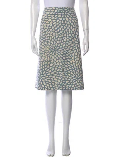 Pre-owned A Detacher Printed Knee-length Skirt