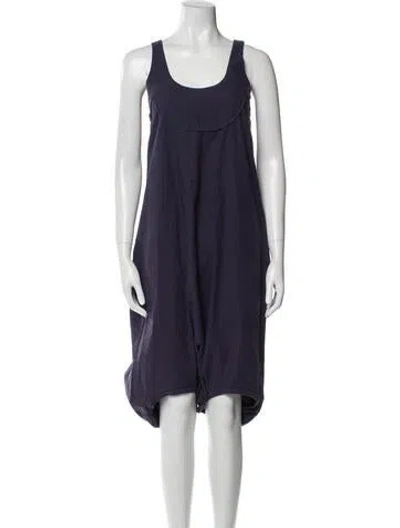 Pre-owned A Detacher Scoop Neck Romper In Purple