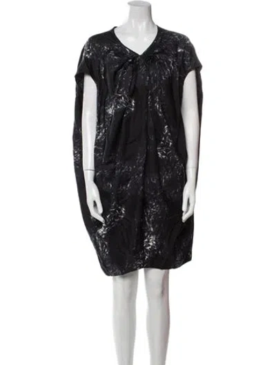 Pre-owned A Detacher Silk Knee-length Dress In Multi