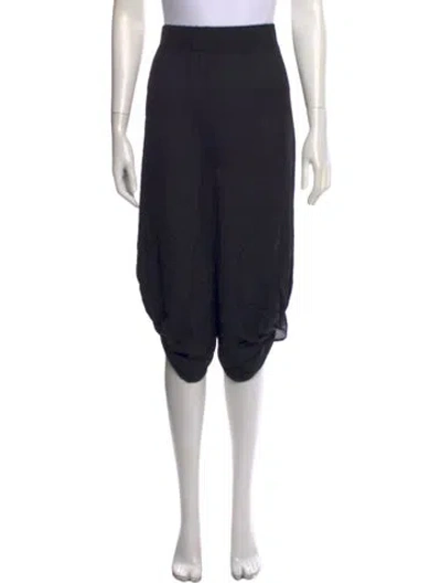 Pre-owned A Detacher Silk Knee-length Shorts In Black